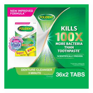 Polident Denture Cleanser Tablets - 3 Minute