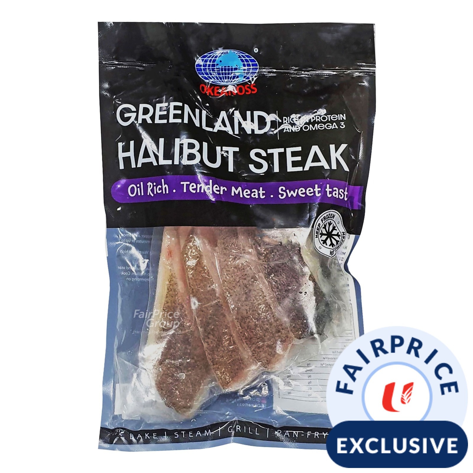 Okeanoss Greenland Halibut Steak NTUC FairPrice
