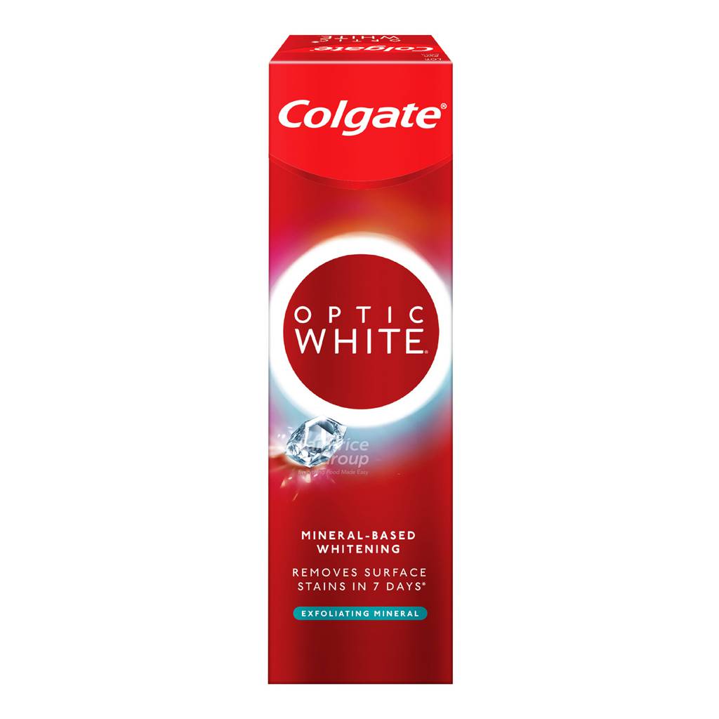 Colgate Optic White Whitening Toothpaste Exfoliating Mineral NTUC