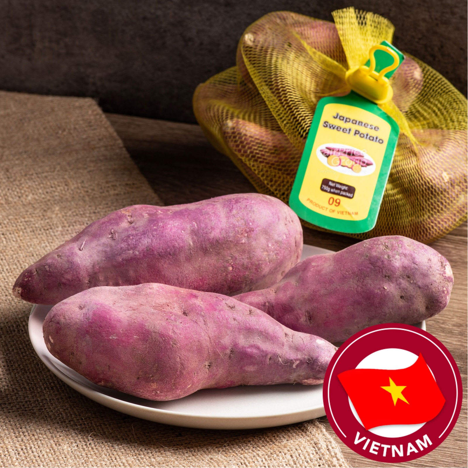 Vietnam Prepacked Japanese Sweet Potato