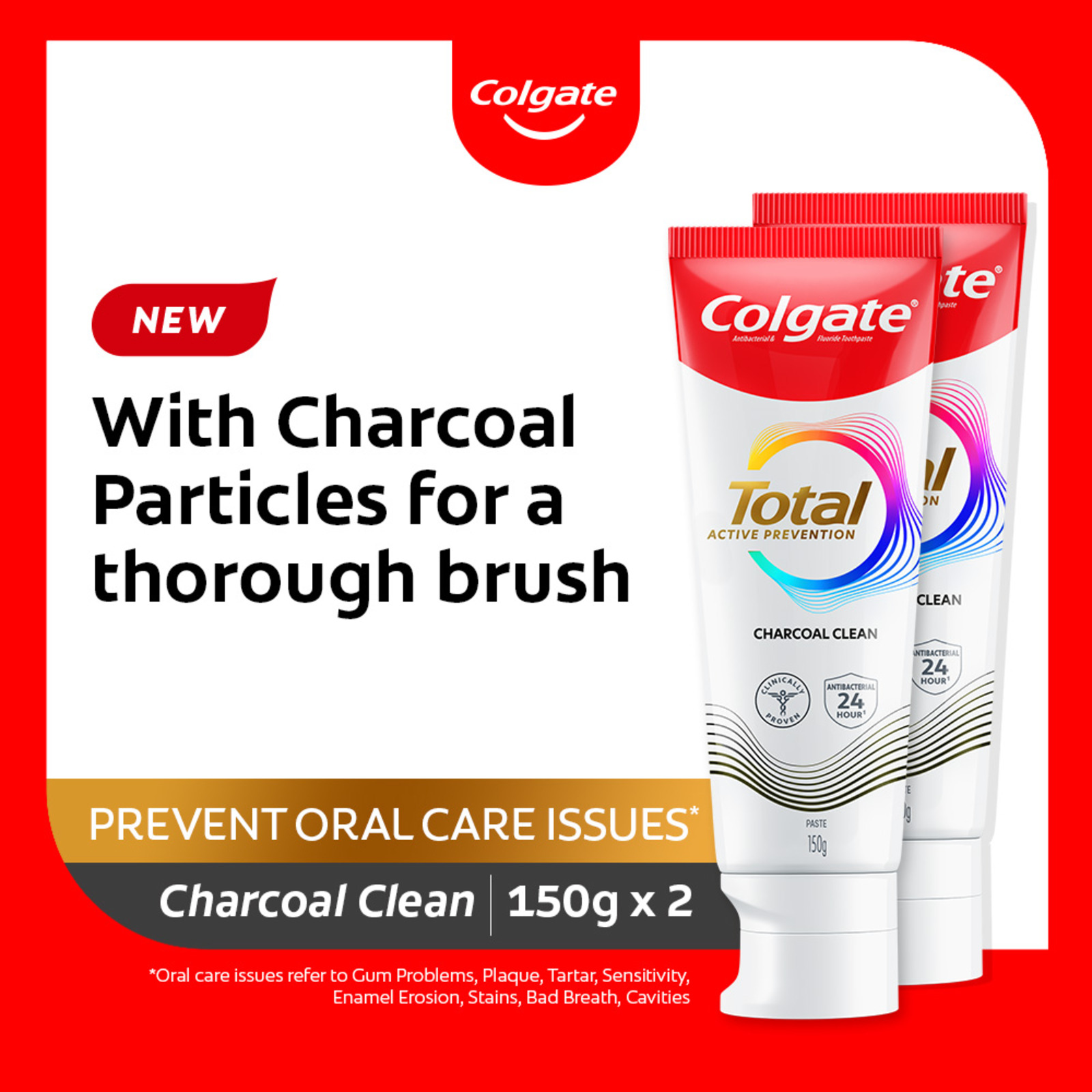 Colgate Add Colgate Total Toothpaste - Charcoal Clean | NTUC FairPrice