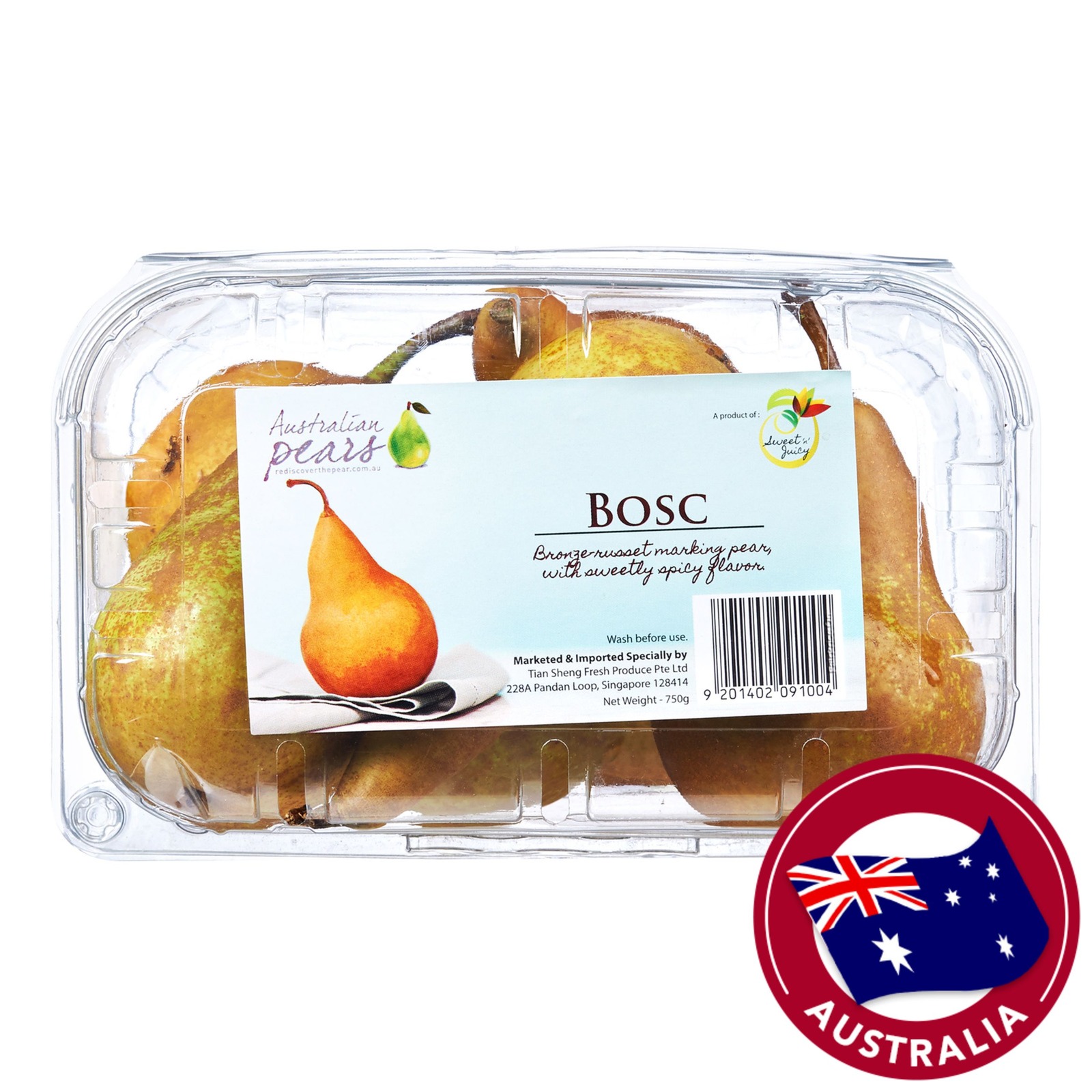 Sweet 'n' Juicy Australia Pears - Bosc | NTUC FairPrice