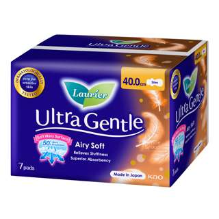 Laurier F Ultra Gentle Night Pads - Slim Extra Heavy (40cm)