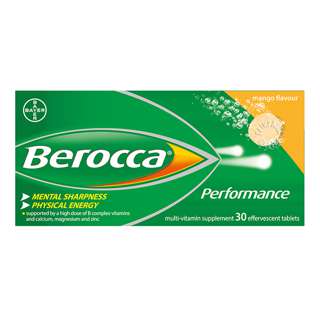Berocca Performance Effervescent Tablets - Mango Berocca Performance Effervescent Tablets - Mango
