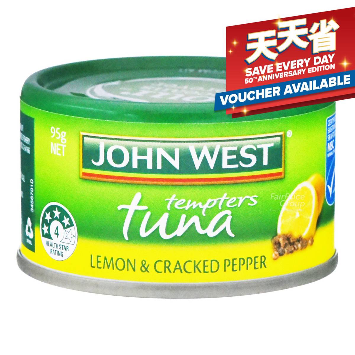 John West Tempters Tuna Lemon & Cracked Pepper NTUC FairPrice