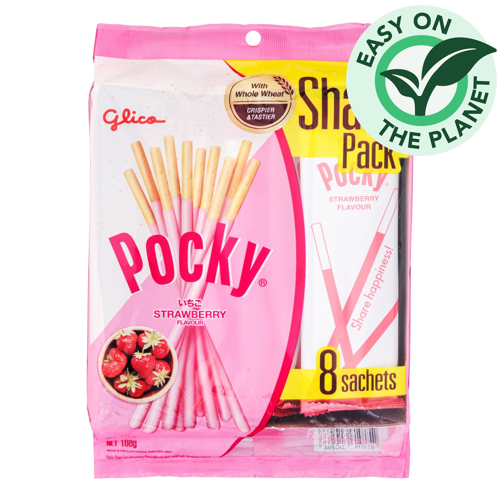 Glico Pocky Biscuit Sticks Share Pack - Strawberry | NTUC FairPrice