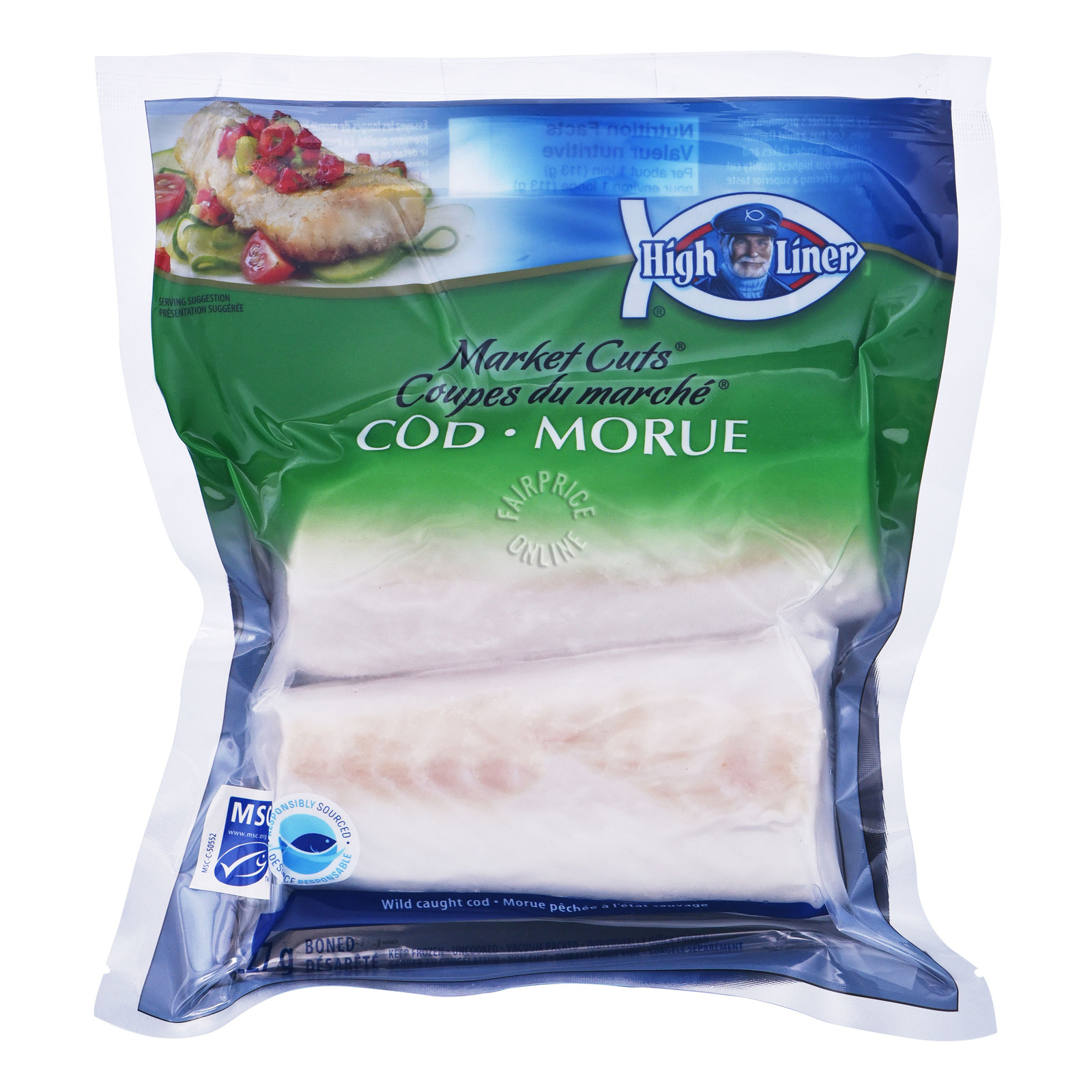 High Liner Frozen Cod Loins NTUC FairPrice