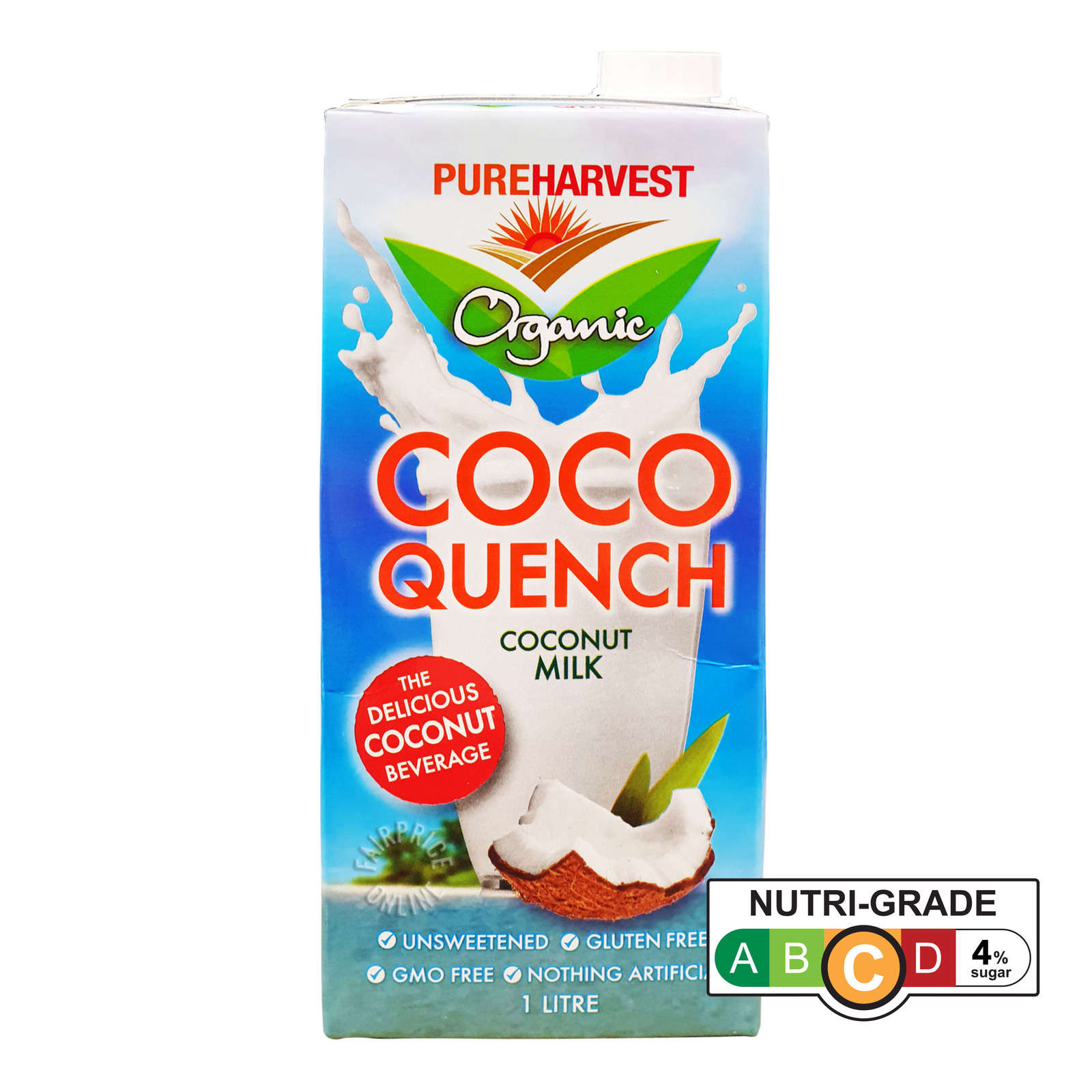 Pureharvest Organic Coconut Milk Coco Quench NTUC FairPrice