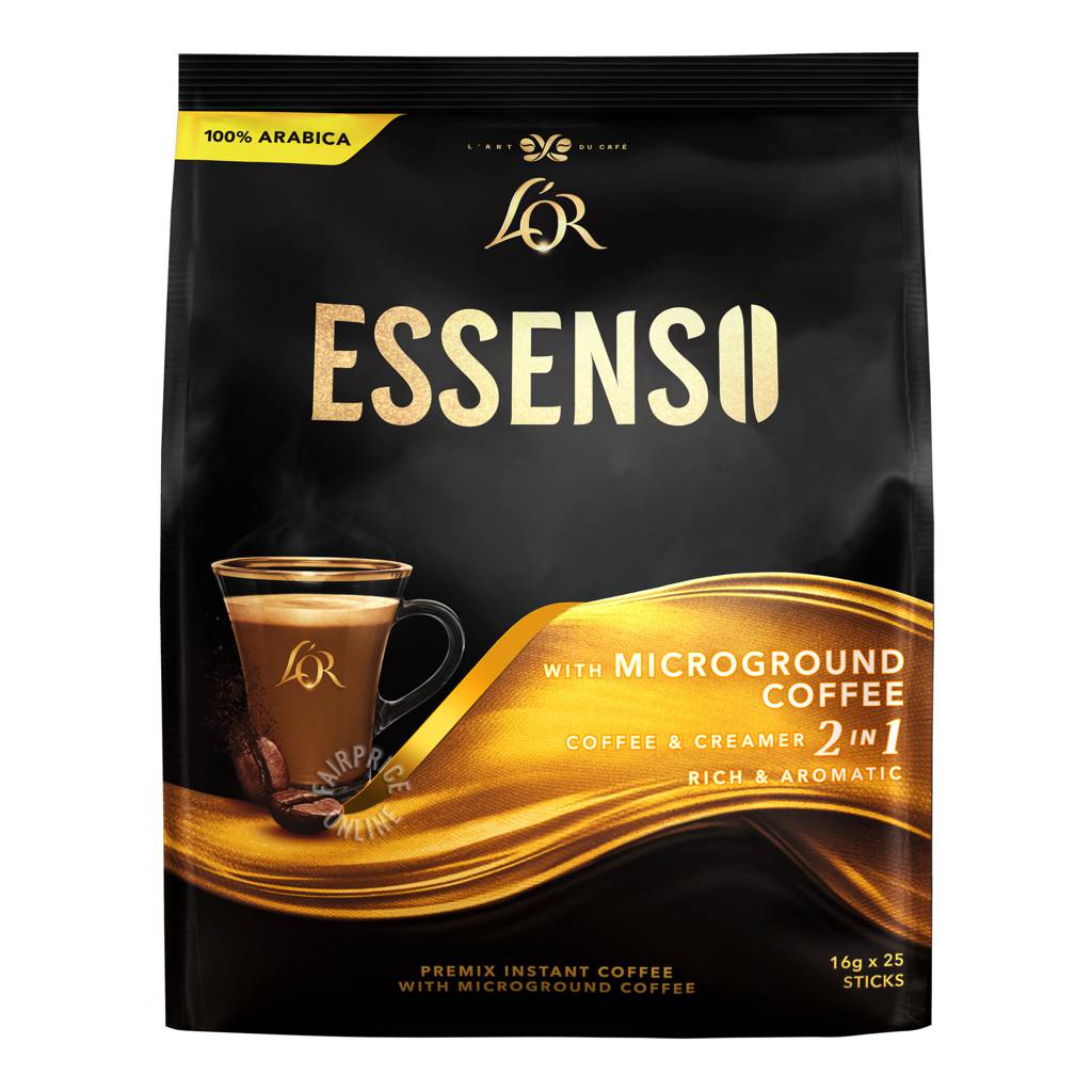 Lor Essenso 2in1 Instant Microground Coffee + Creamer NTUC FairPrice