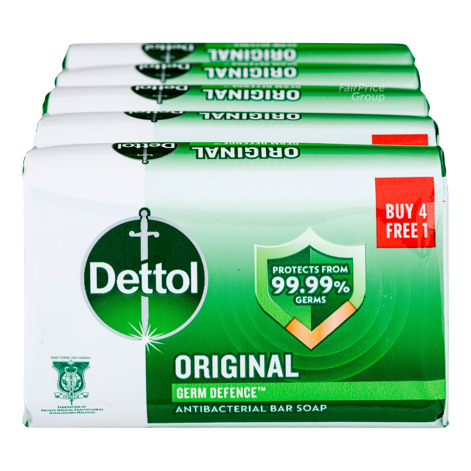 Dettol Anti-Bacterial Bar Soap - Original