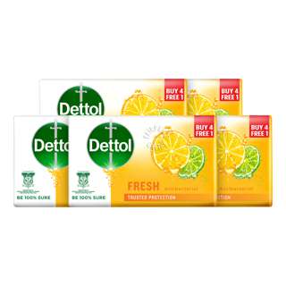 Dettol Anti-Bacterial Bar Soap - Fresh Dettol Anti-Bacterial Bar Soap - Fresh