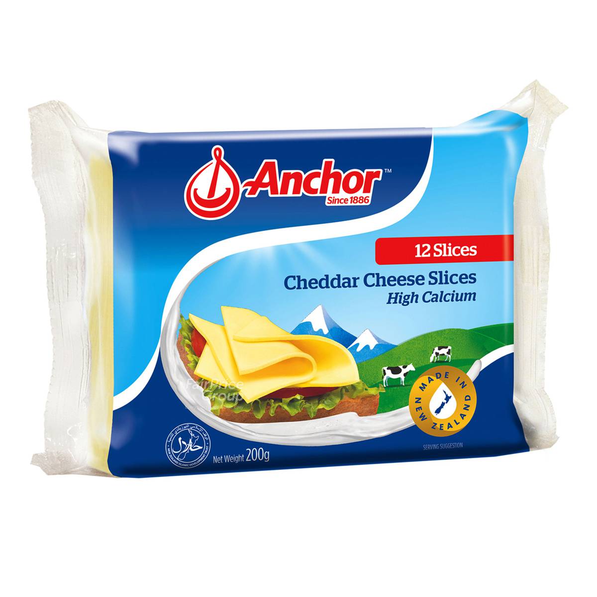 Anchor Cheddar Cheese Slices NTUC FairPrice