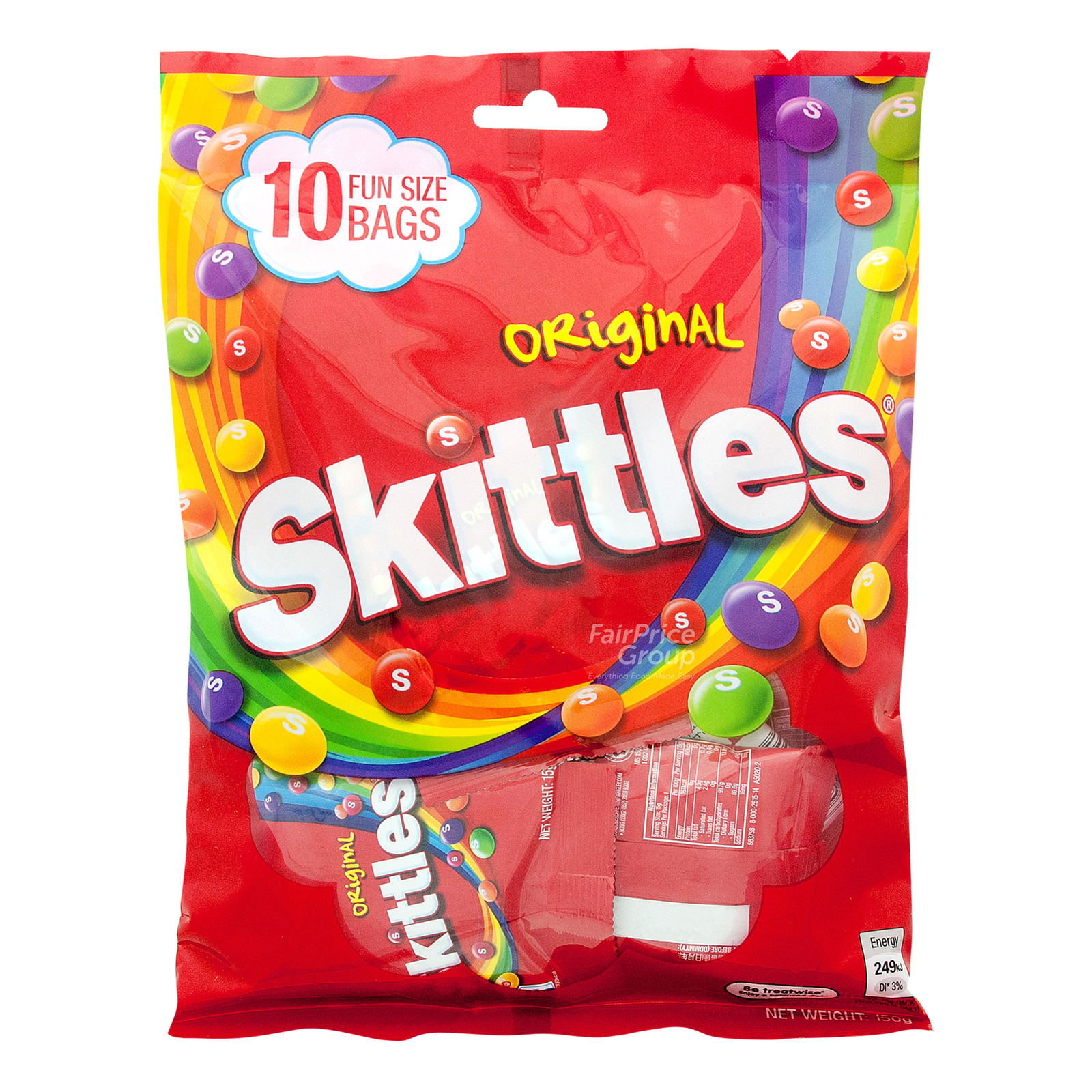 Skittles Candies Original (Fun Size Bag) NTUC FairPrice