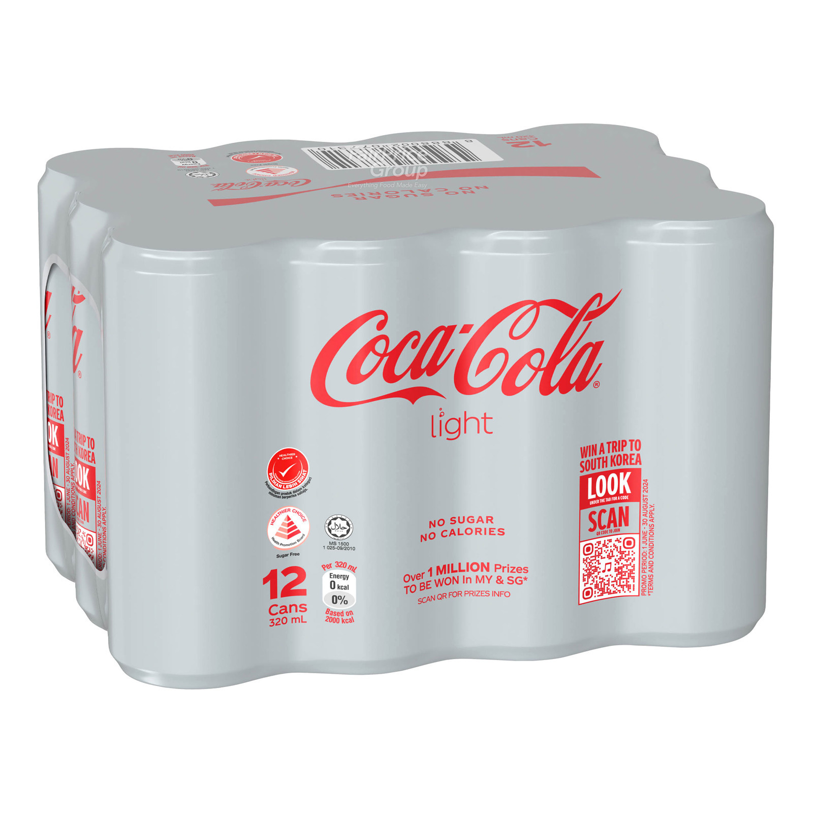 【希少品】Coca-Cola light コカコーラ ライト ダストボックス Coca-Cola Can Drink - Light (Case) | NTUC FairPrice