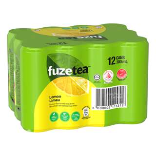 Fuze Tea Flavoured Green Tea Can Drink - Lemon Fuze Tea Flavoured Green Tea Can Drink - Lemon