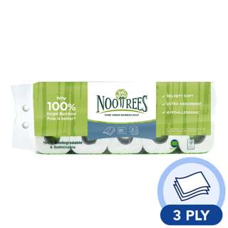 NooTrees Bamboo Toilet Tissue Rolls (3ply)