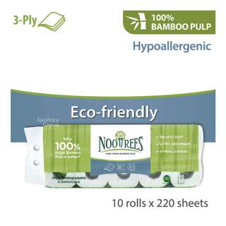 NooTrees Bamboo Toilet Tissue Rolls (3ply)