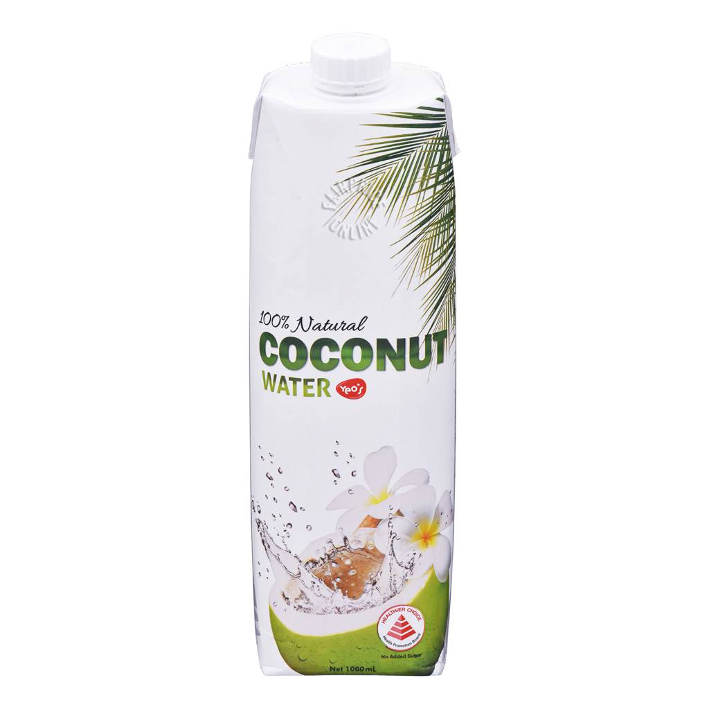 Yeo's Drink 100 Natural Coconut Water NTUC FairPrice