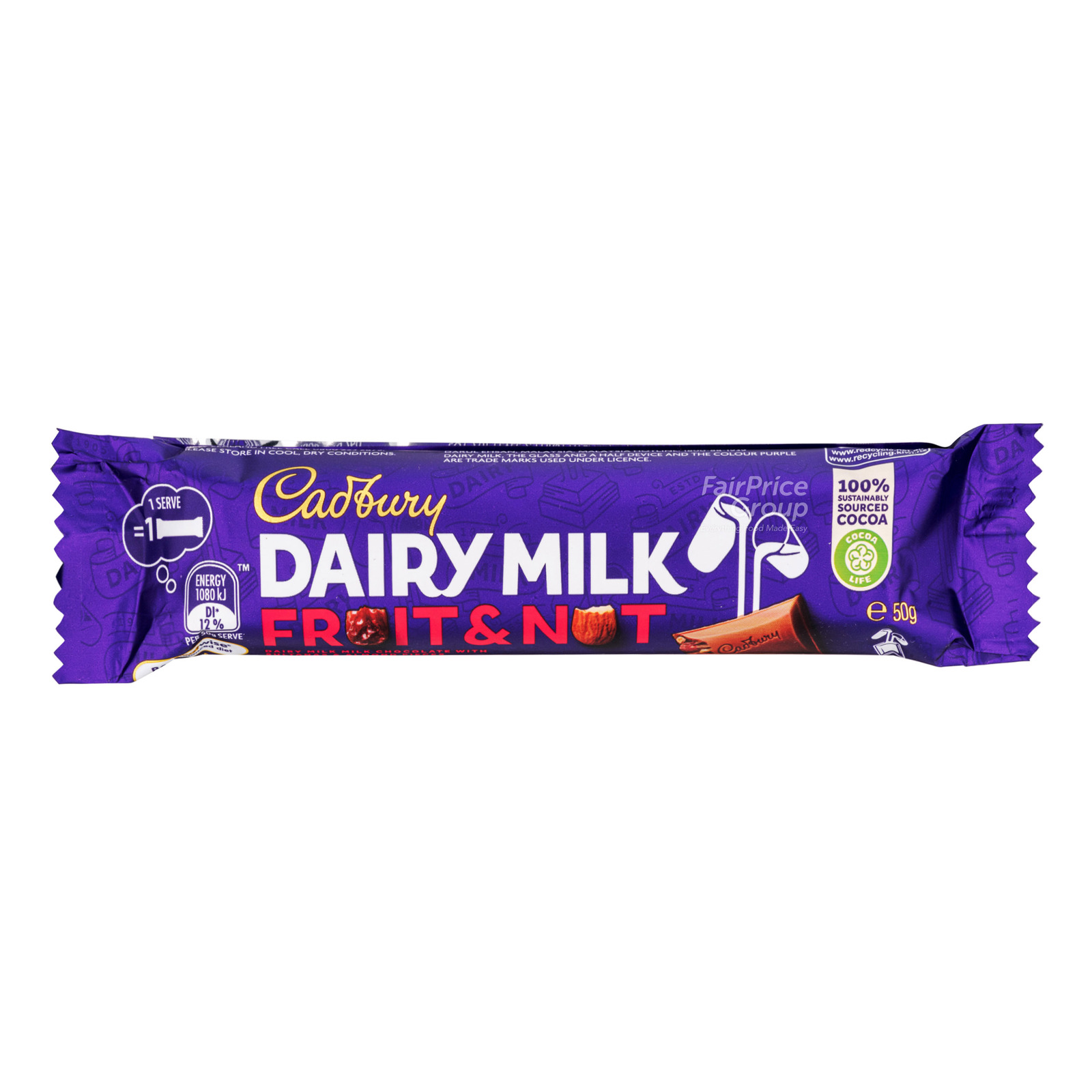 Cadbury Dairy Milk Chocolate - Fruit and Nut