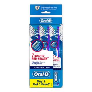 Oral-B Pro-Health Toothbrush - 7 Benefits (Medium)