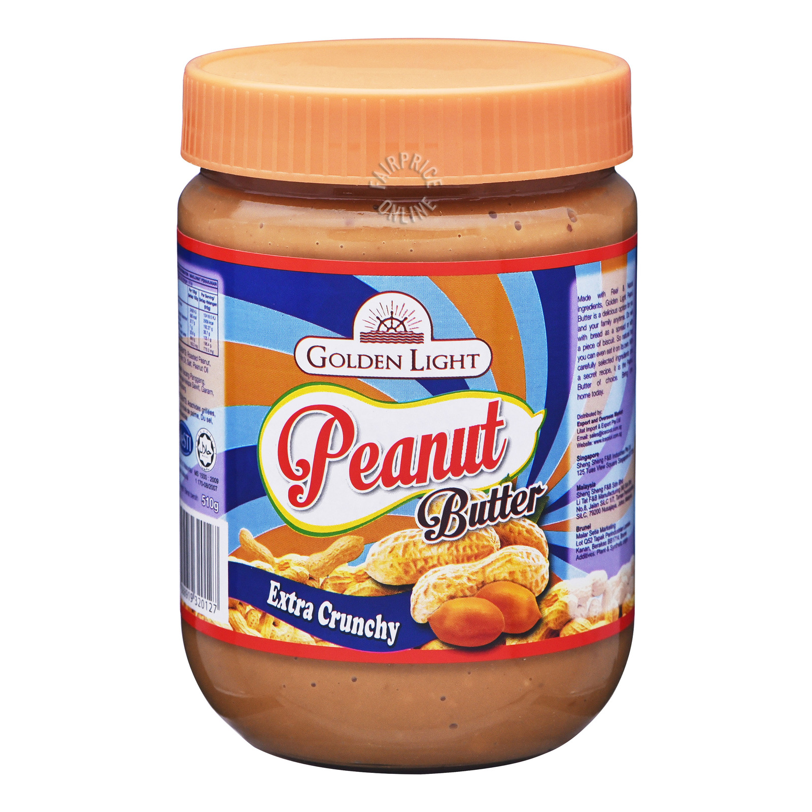 Golden Light Peanut Butter Spread - Extra Crunchy