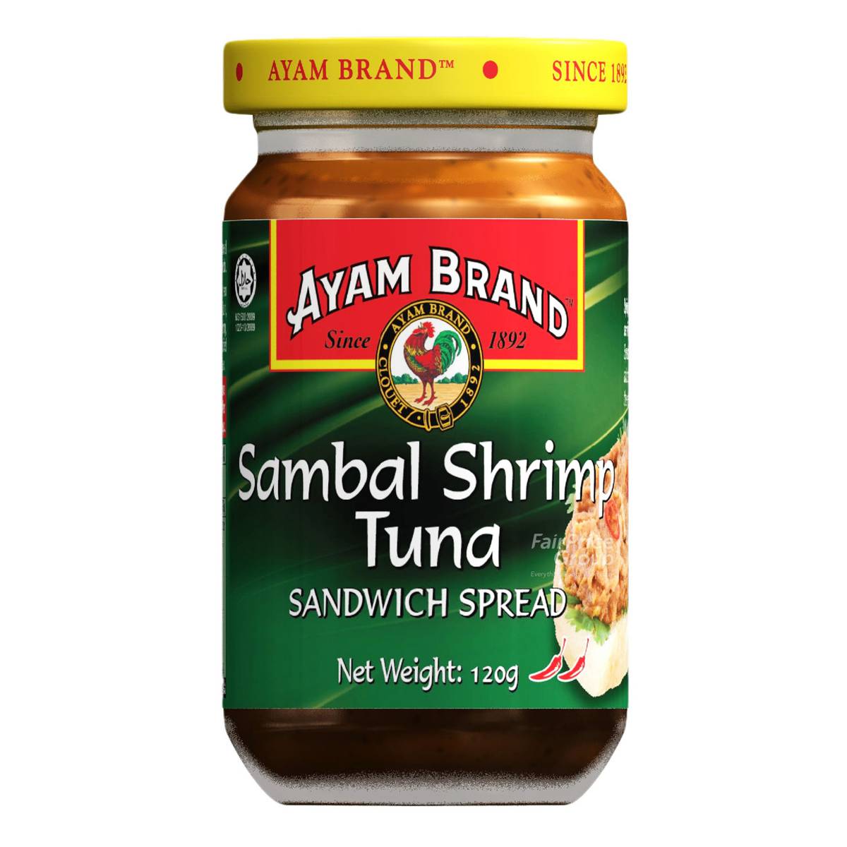 Ayam Brand Tuna Sandwich Spread Sambal Shrimp NTUC FairPrice