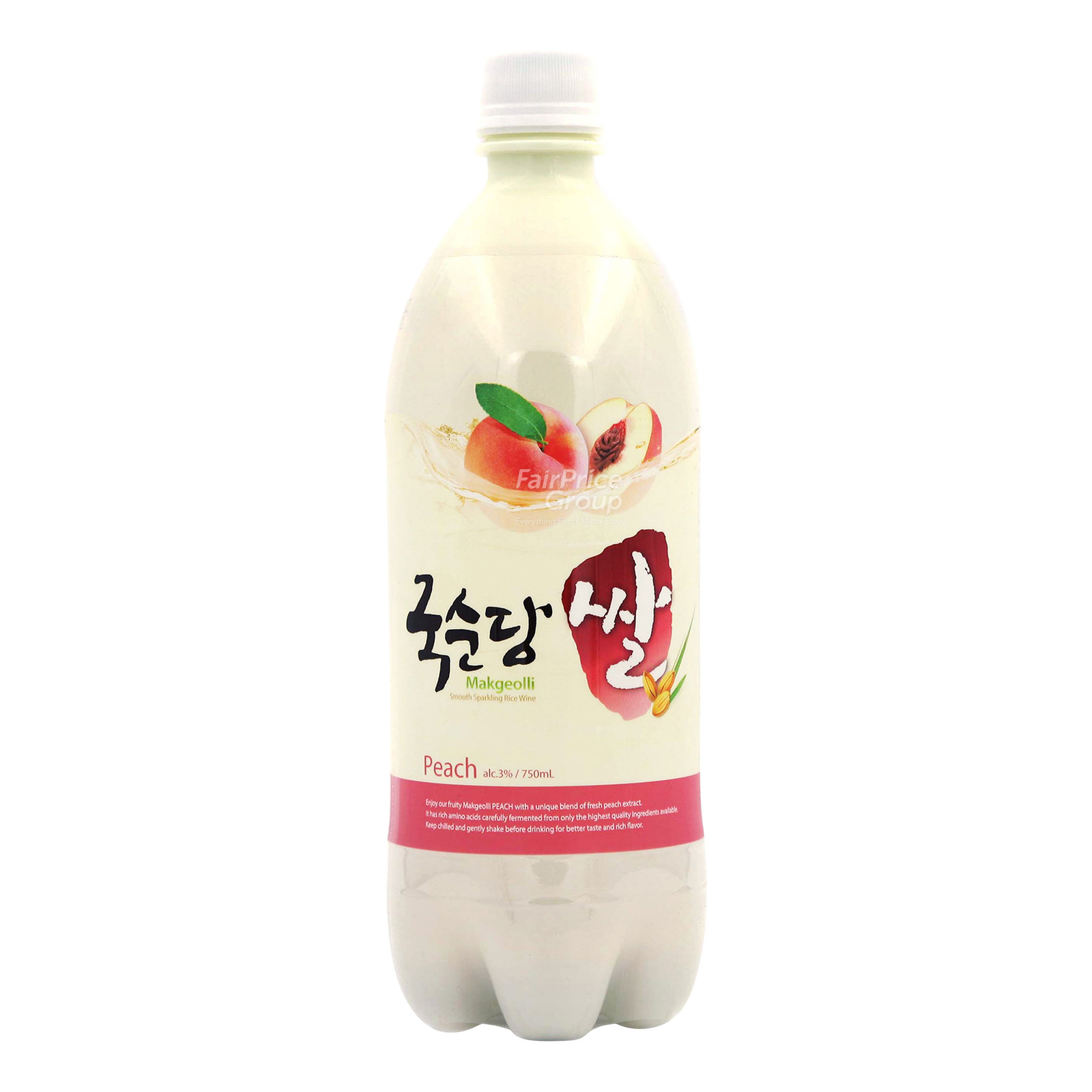 Kooksoondang Makgeolli Sparkling Rice Wine Peach NTUC FairPrice