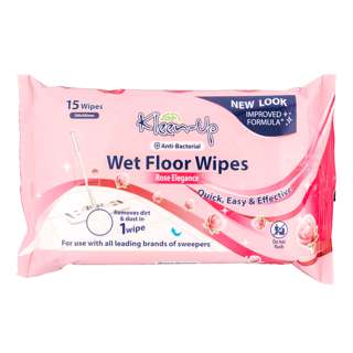 Kleen-Up Wet Floor Wipes - Rose Elegance