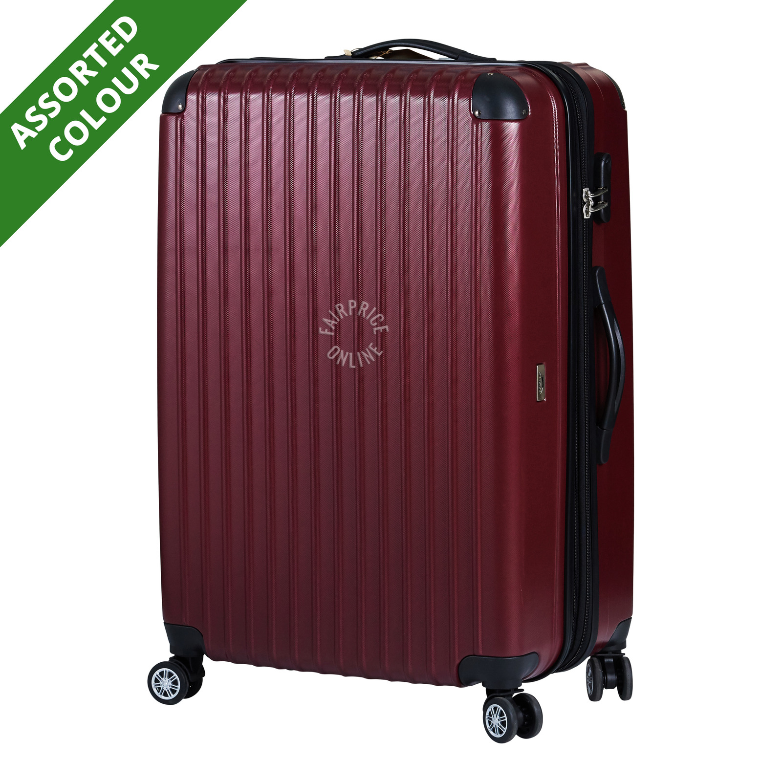 Slazenger Hard Cover Luggage Bag - Red (SZ2536) | NTUC FairPrice