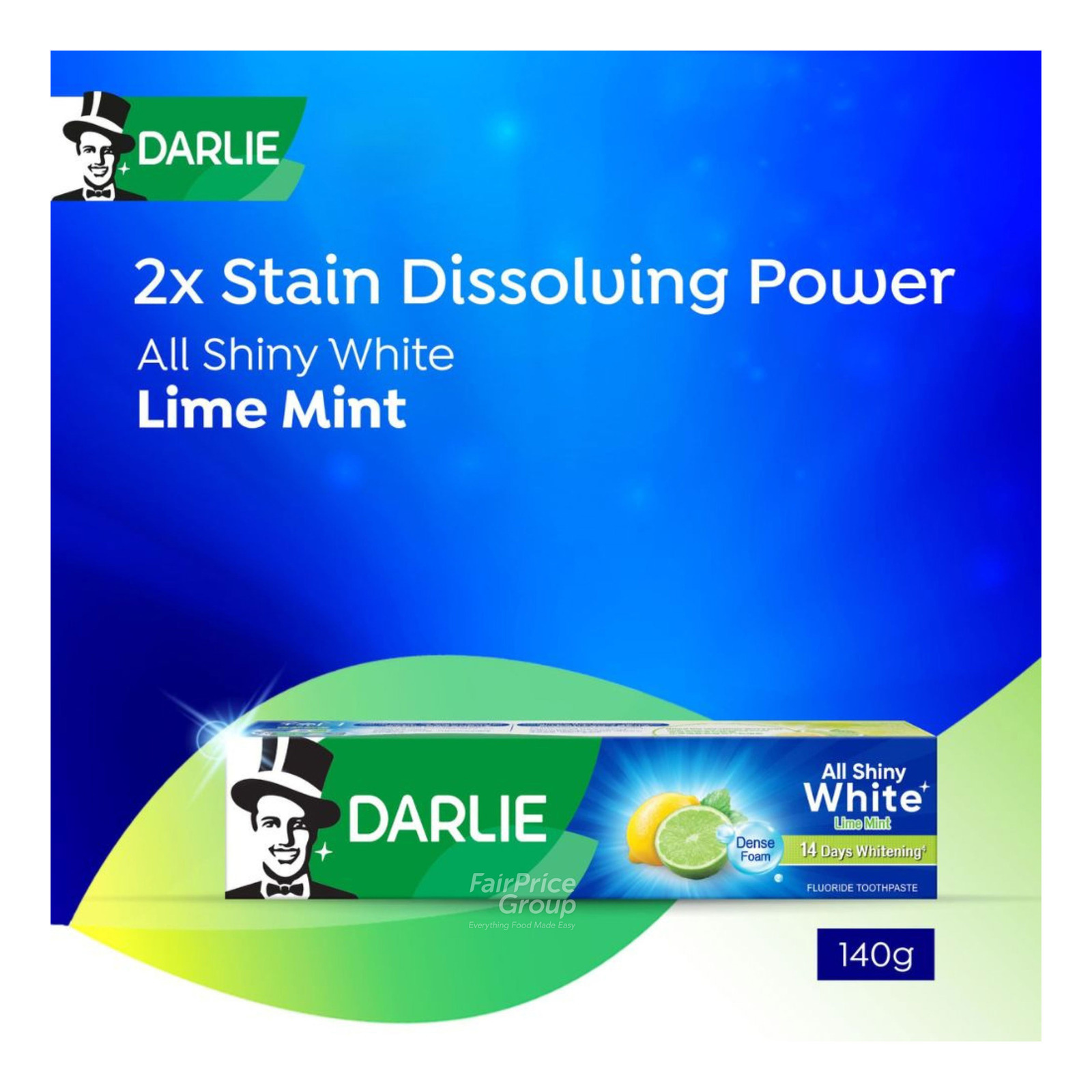 Darlie All Shiny White Whitening Toothpaste - Lime Mint