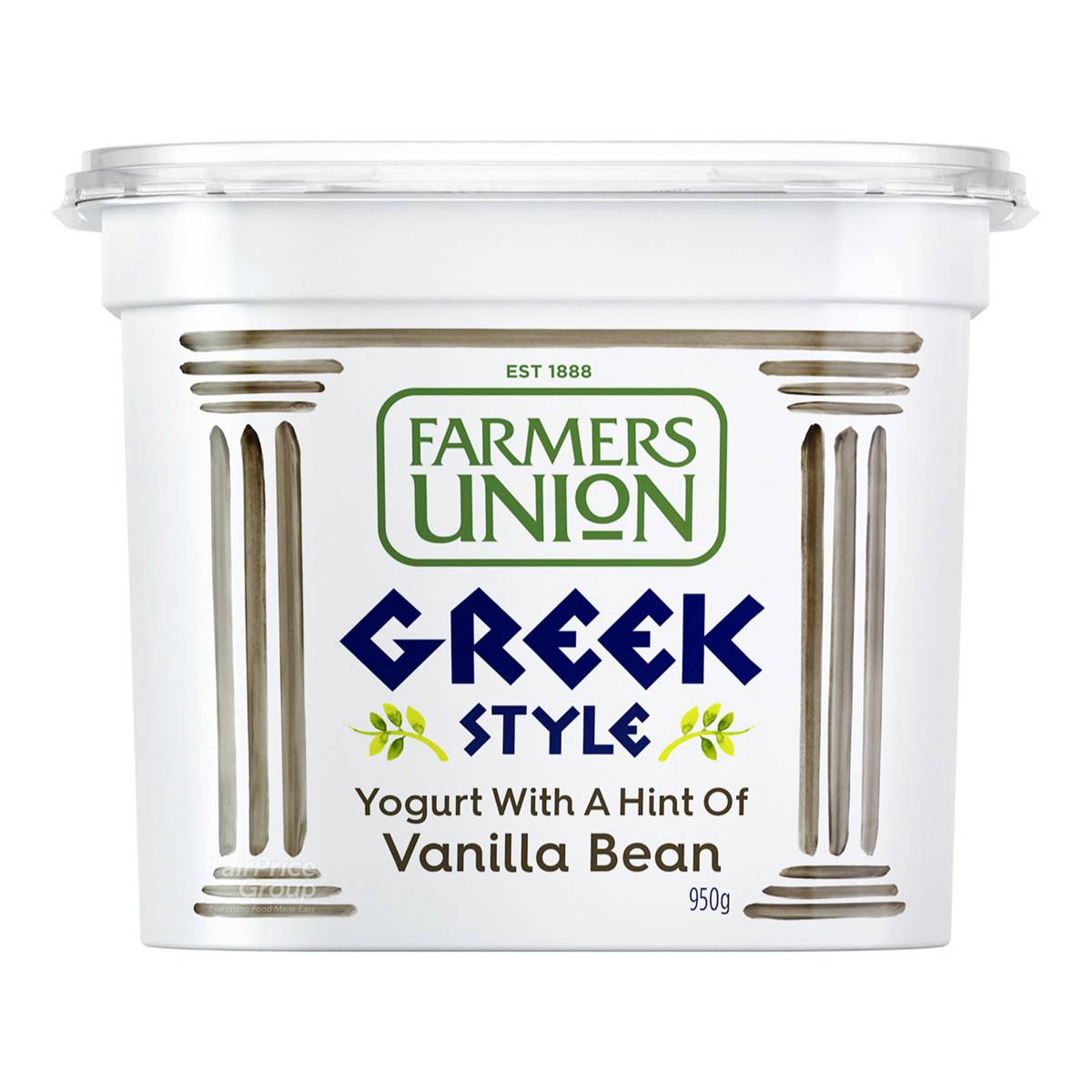 Farmers Union Greek Style Yoghurt Vanilla Bean NTUC FairPrice