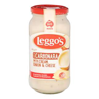 Leggo’s Pasta Sauce - Carbonara (Fresh Cream, Onion & Cheese)