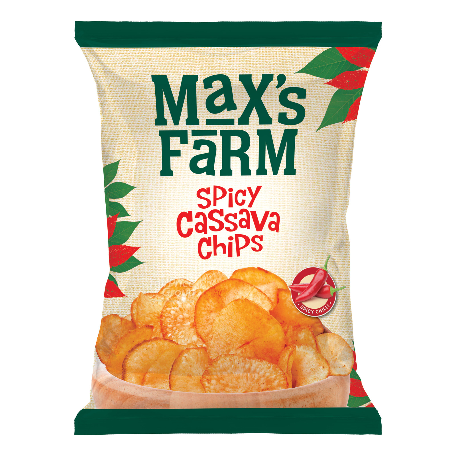 Max's Farm Cassava Chips - Spicy