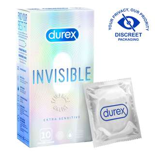 Durex Condom - Invisible Extra Sensitive (52mm)