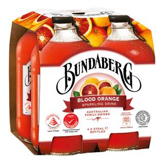 Bundaberg Sparkling Fruit Bottle Drink - Blood Orange