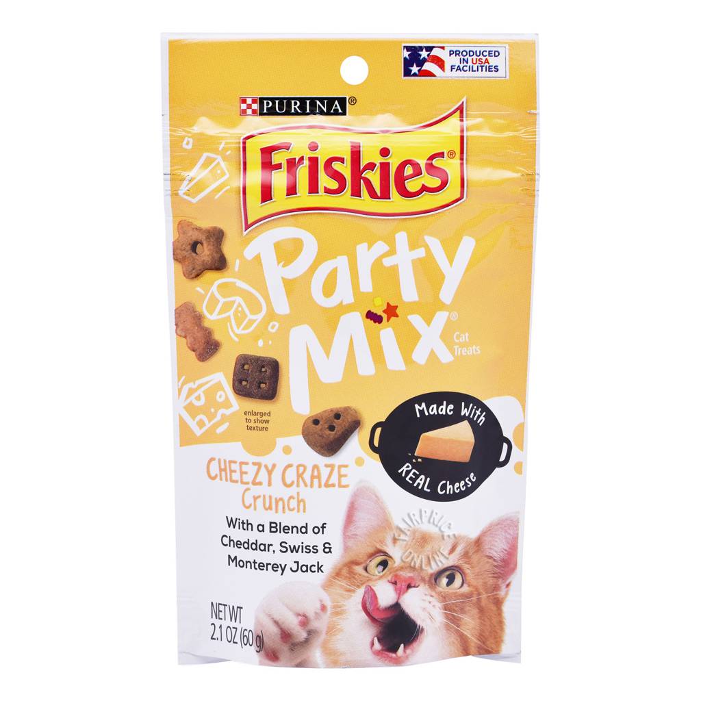 Friskies Party Mix Cat Treats Cheezy Craze Crunch NTUC FairPrice