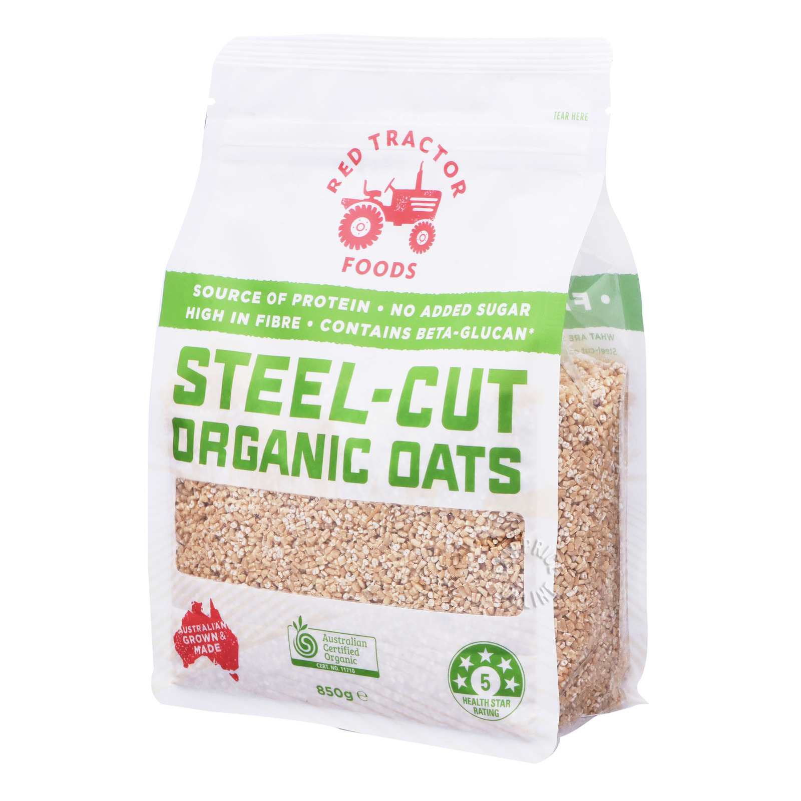 Red Tractor Foods Organic Oats Steel Cut Ntuc Fairprice