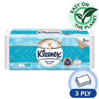 Kleenex Toilet Tissue Rolls - Ultra Soft Aroma Clean