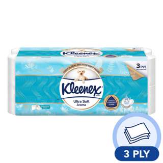 Kleenex Toilet Tissue Rolls - Ultra Soft Aroma Clean