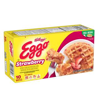 Kellogg's Eggo Frozen Waffles - Strawberry