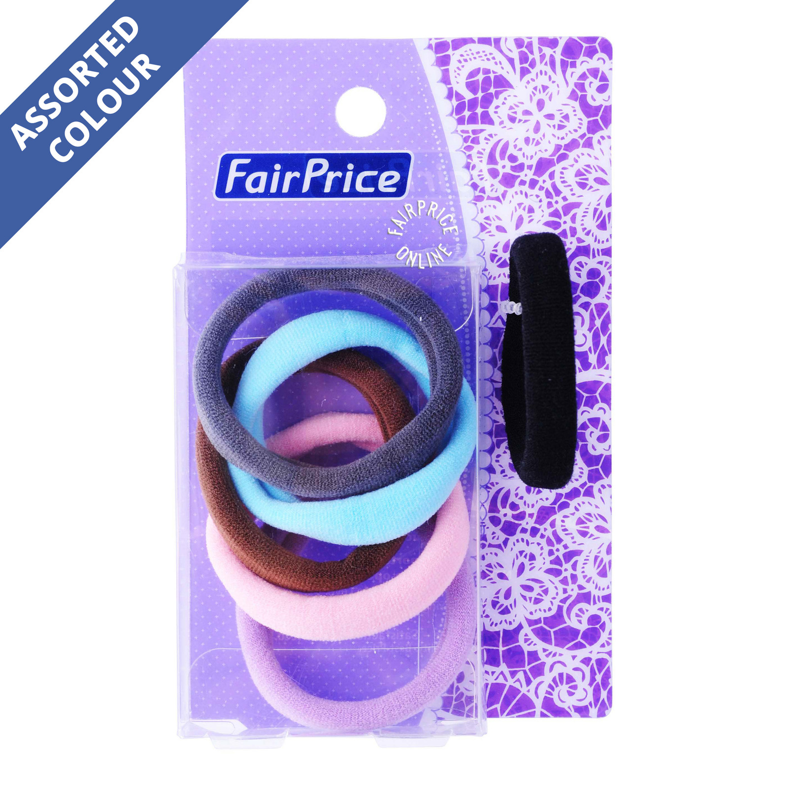 FairPrice Hair Elastic Band Colourful NTUC FairPrice