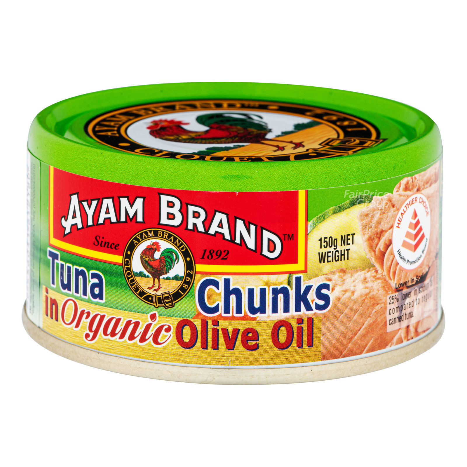 Ayam Brand Tuna Chunks Organic Olive Oil NTUC FairPrice