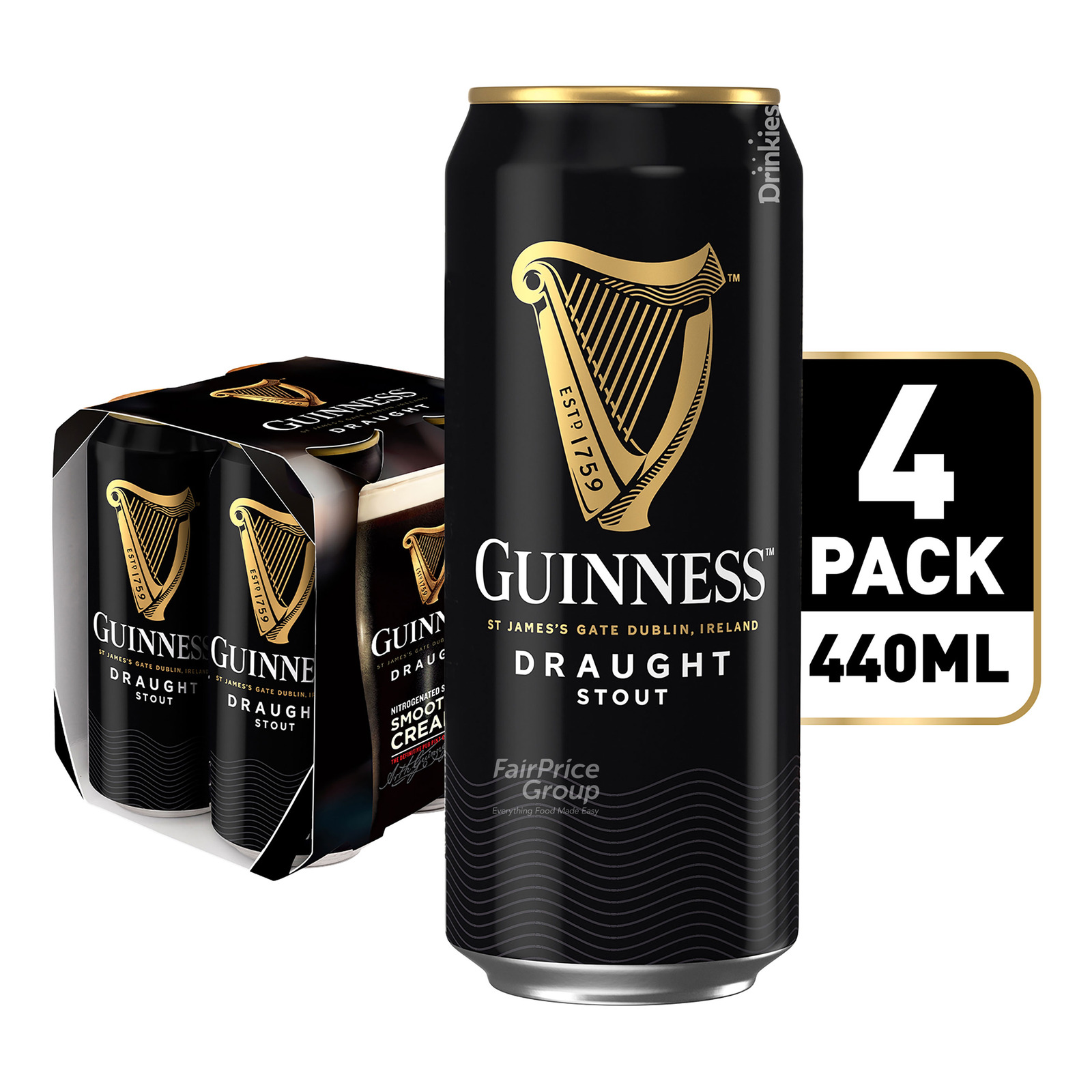 Guinness Can Beer - Foreign Extra Stout | NTUC FairPrice