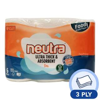Neutra Ultra Paper Towel - Strength & Absorbent (3ply)