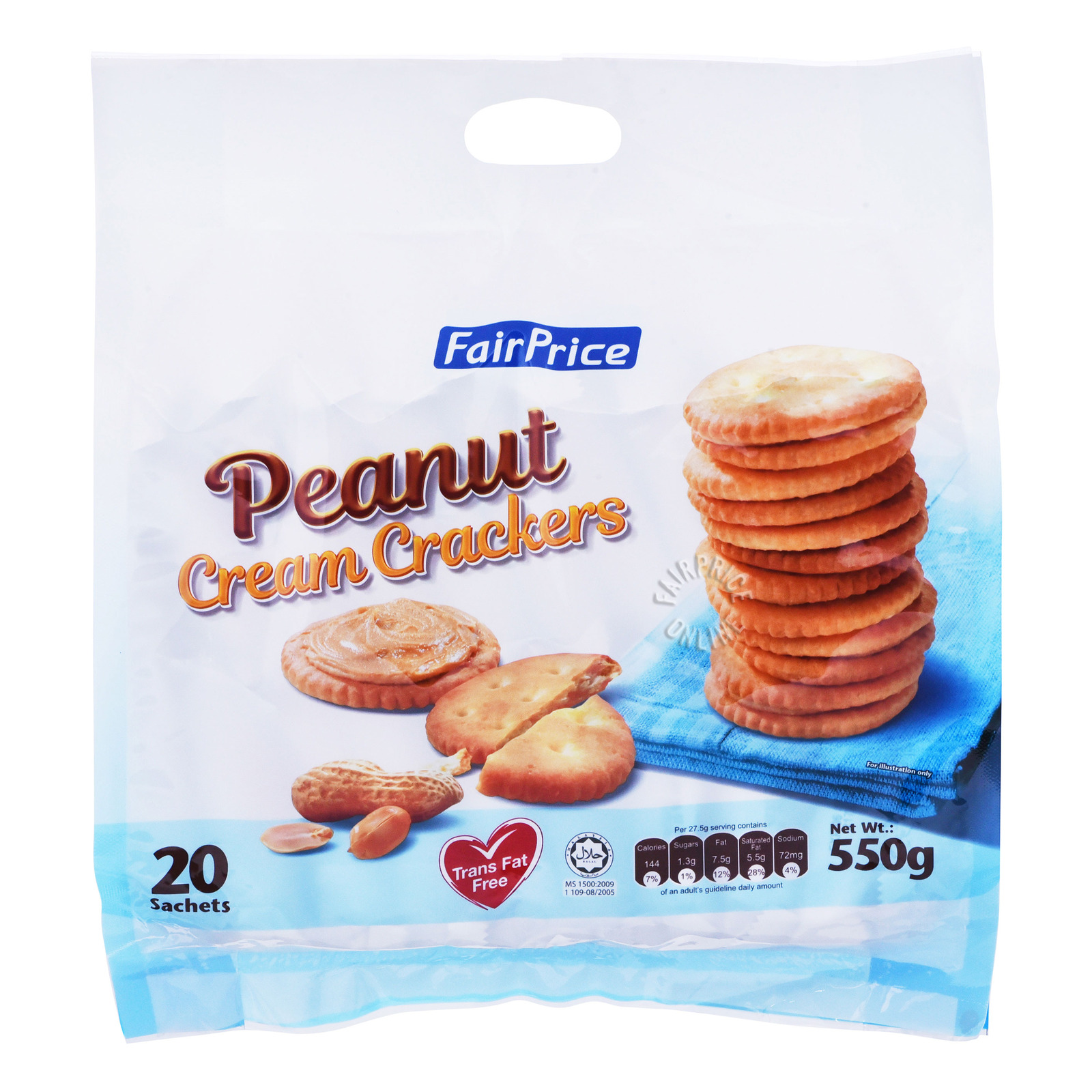 FairPrice Cream Crackers Peanut NTUC FairPrice