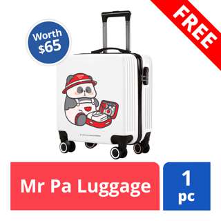 FREE Mr Pa Luggage (worth $65) FREE Mr Pa Luggage (worth $65)