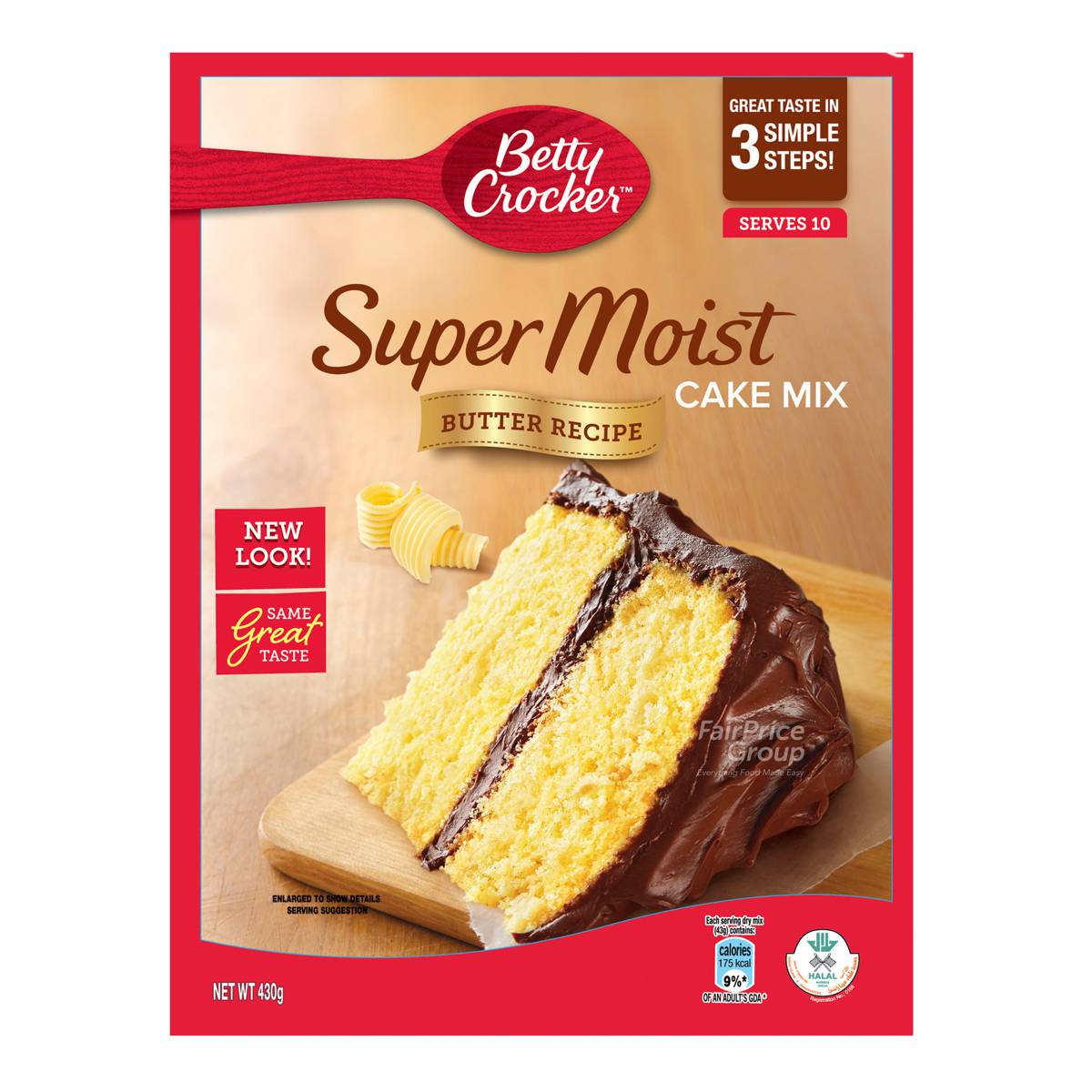 Betty Crocker Super Moist Cake Mix Butter NTUC FairPrice