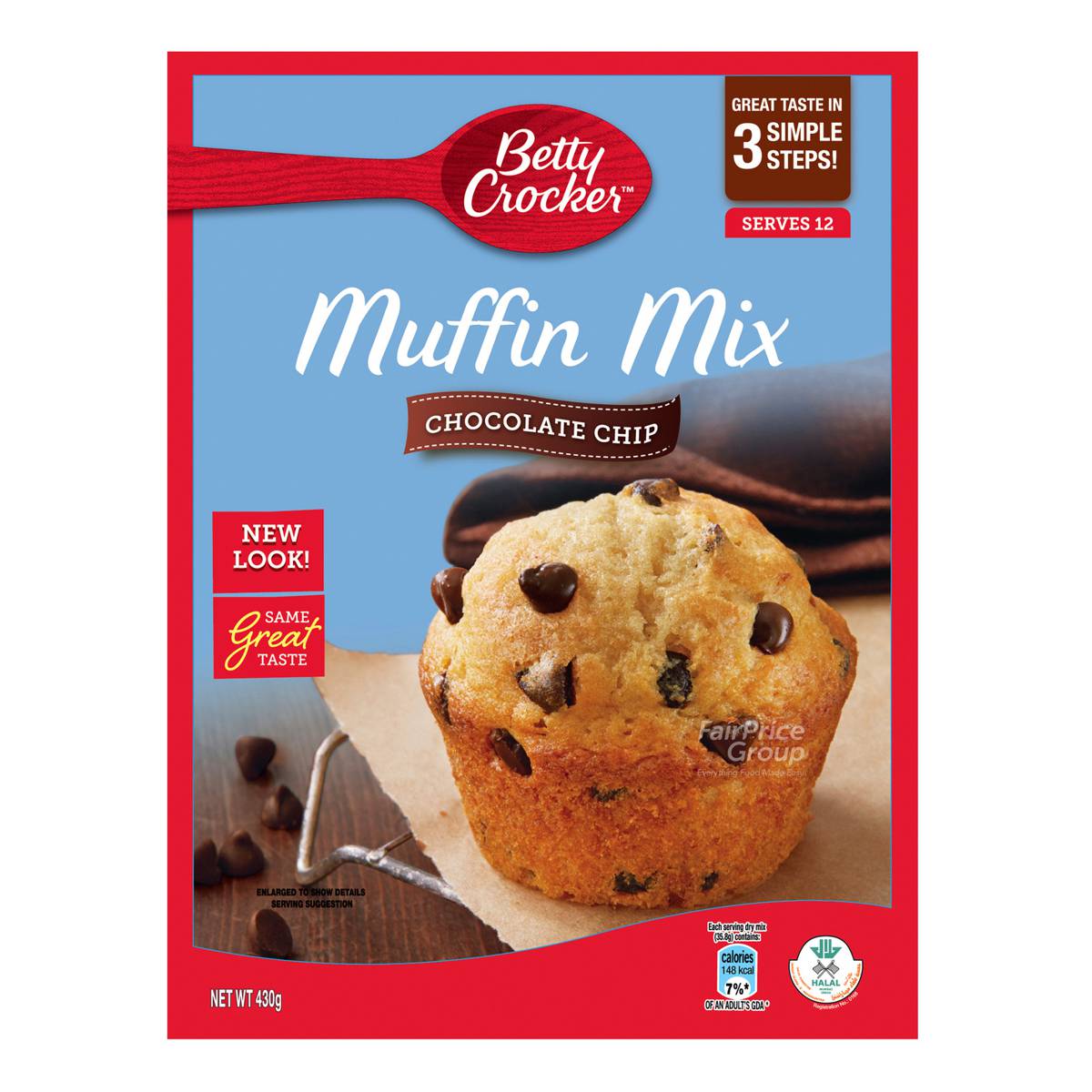 Betty Crocker Muffin Mix Chocolate Chip NTUC FairPrice