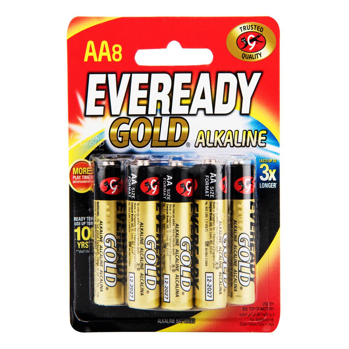 Eveready Battery Gold Alkaline (AA) NTUC FairPrice