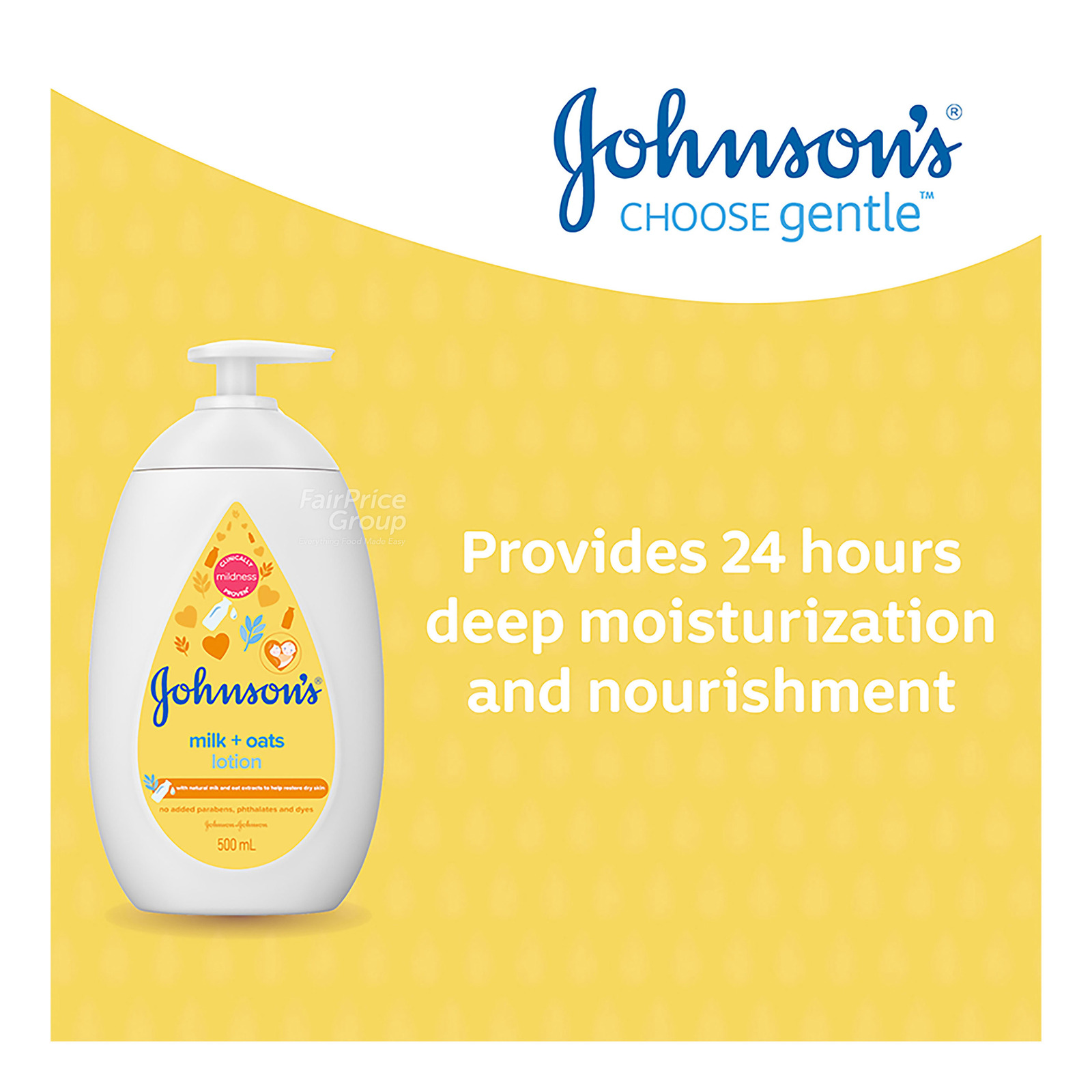 johnson's milk and oats lotion